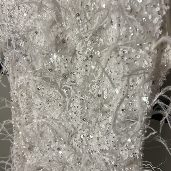 Retrofête SINA FEATHER DRESS XS (0-2) Bridal Party - Picture 8 of 10